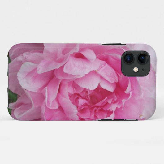 Pink Peony Flower Case-Mate iPhone Case (Achterkant (horizontaal))
