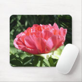 Pink Peony Flower Muismat (Met muis)