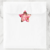 Pink  Peony Flower Ster Sticker (Tas)