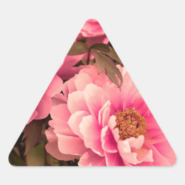 Pink  Peony Flower Sticker