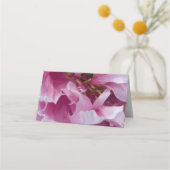 Pink Peony Flower Wedding Plaatskaartje (Achterkant)