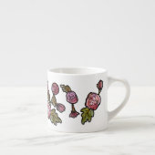 Pink Peony Flowers Espresso Kop (Rechts)