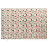 Pink Peony Flowers, Leaves & Buds Pattern Stof (Yard (91,4 cm))
