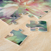 Pink Peony Flowers Lijst Uw foto toevoegen Legpuzzel (Zijkant)
