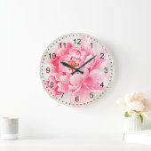 Pink Peony Grote Klok (Huis)