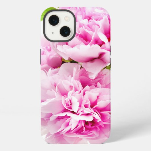 Pink Peony iPhone Hoesje (Achterkant)
