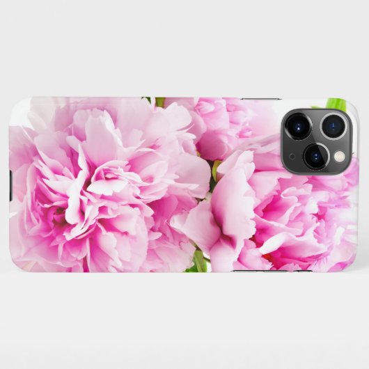 Pink Peony iPhone Hoesje (Achterkant horizontaal)