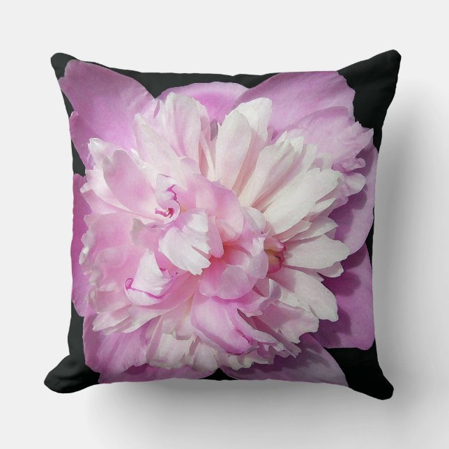Pink Peony Kussen (Voorkant)