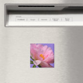 Pink Peony Magnet (Insitu (Vaatwasser))