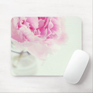 Pink Peony Mason Jar Muismat