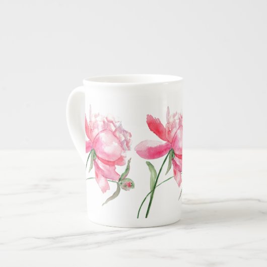 Pink Peony Mok Cup Bot China (Links)