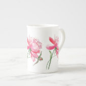Pink Peony Mok Cup Bot China (Voorkant rechts)