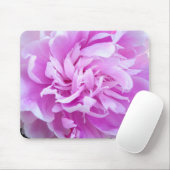Pink Peony - Mousepad Muismat (Met muis)