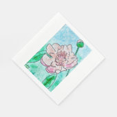 Pink Peony Napkin Servet (Hoek)