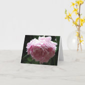 Pink Peony Note Cards Kaart (Gele Bloem)