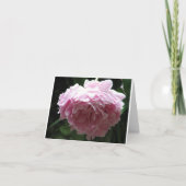 Pink Peony Note Cards Kaart (Voorkant)