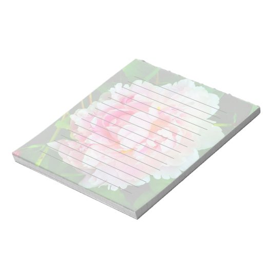 Pink Peony Notitieblok (Linkerzijde)