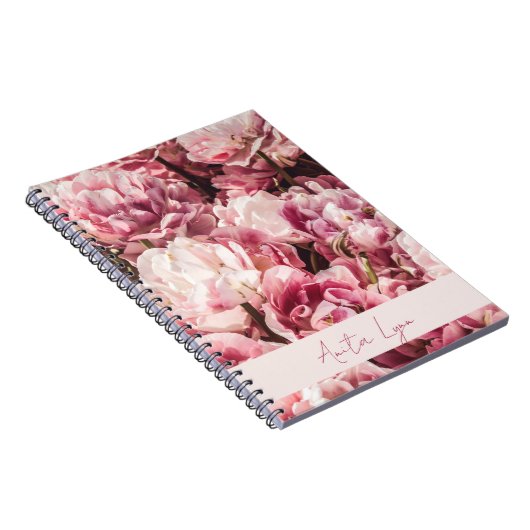 Pink Peony Notitieboek (Rechterzijde)