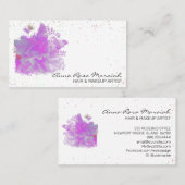 *~* Pink Peony Originele Schilderij Art Butterfly  Visitekaartje (Voorkant / Achterkant)