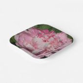 Pink Peony Papieren Bordje (Gebogen)