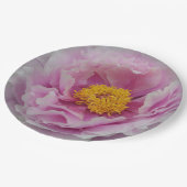 Pink Peony Papieren Bordje (Gekanteld)