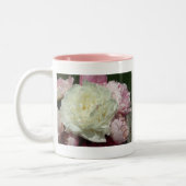 Pink Peony Peonies Floral Mok (Links)