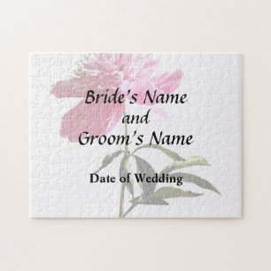 Pink Peony Profile Weddenproducten Legpuzzel