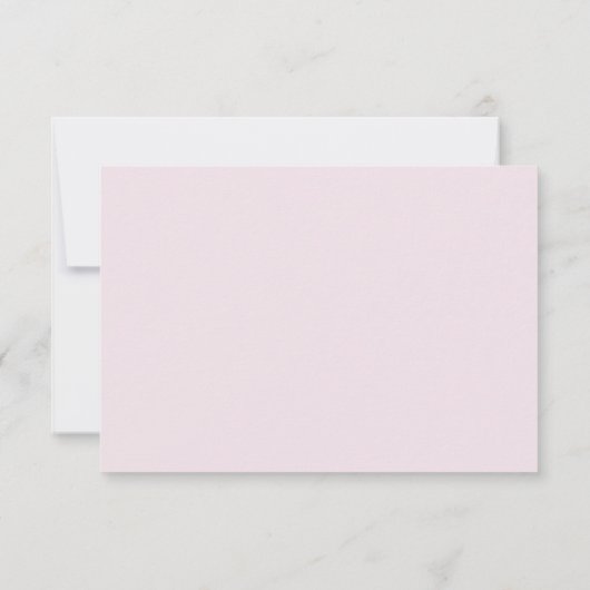 Pink Peony RSVP Cards (Achterkant)