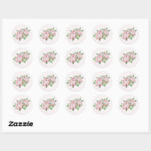 Pink Peony Stickers (Vel)
