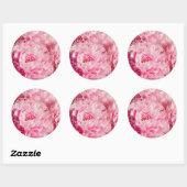 Pink Peony Stickers (Vel)