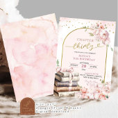 Pink Peony Storybook Vrouw 30ste verjaardag Kaart