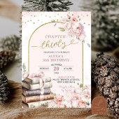 Pink Peony Storybook Vrouw 30ste verjaardag Kaart