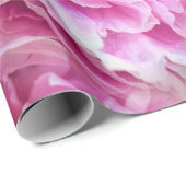 Pink Peony Summer Floral Bouquet Cadeaupapier (Rol Hoek)