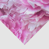 Pink Peony Summer Floral Bouquet Tissuepapier (Detail)