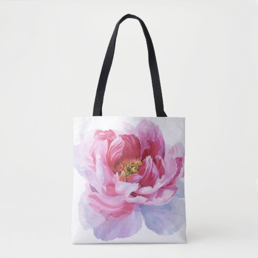 Pink Peony Tas (Voorkant)