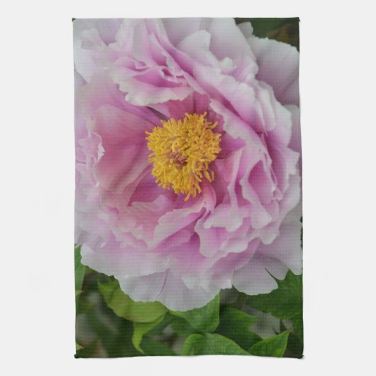 Pink Peony Theedoek (Verticaal)