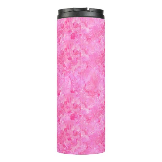 Pink Peony Thermal Tumbler Thermosbeker (Achterkant)