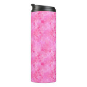 Pink Peony Thermal Tumbler Thermosbeker (Geroteerd rechts)