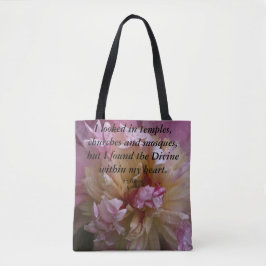 Pink Peony vond het goddelijke.. Tote Bag