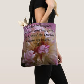 Pink Peony vond het goddelijke.. Tote Bag (Dichtbij)