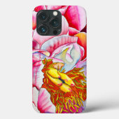Pink Peony waterverf fine art Case-Mate iPhone Case (Achterkant)