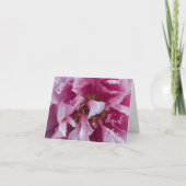 Pink Peony Wedding Bridesmaid Bedankt (Voorkant)