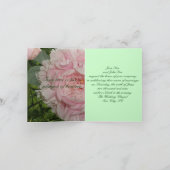 Pink Peony Wedding Invitation (Binnen)