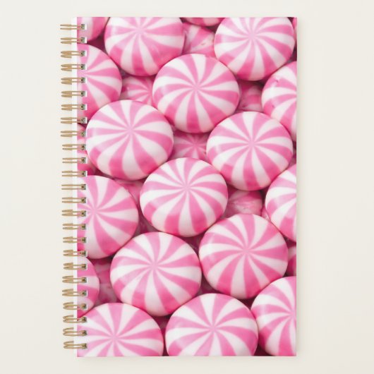 Pink Peppermint Planner Cover (Voorkant)