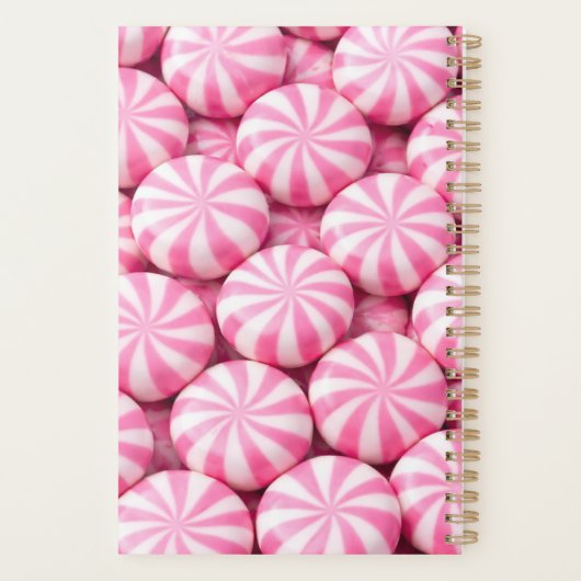 Pink Peppermint Planner Cover (Achterkant)