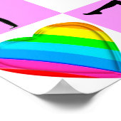 PINK PERSONALIZED GYMNASTICS POSTER (Hoek)