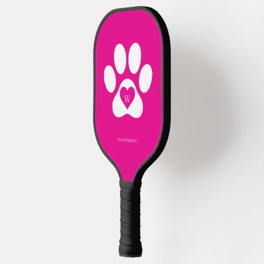 Pink pET pAW dOG cAT Pickleball Paddle (Links)