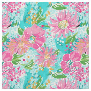Pink Petal Play Stof