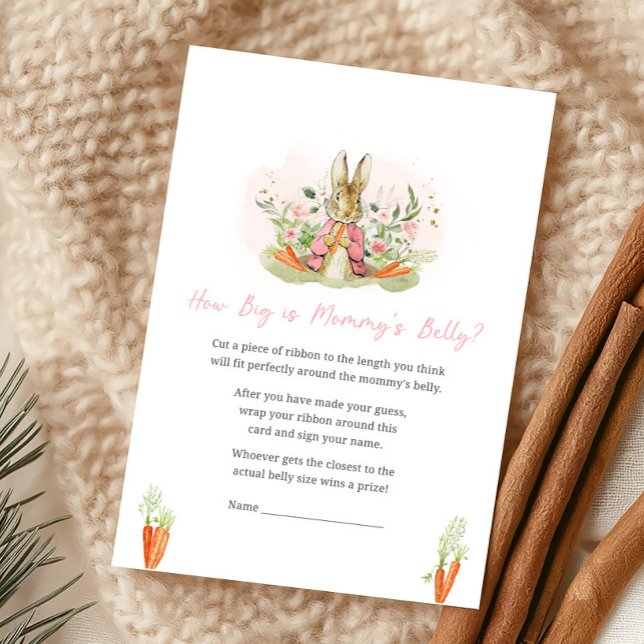 Pink Peter Rabbit Baby Shower How Big Is Game (Creator heeft geüpload)