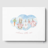 Pink Peter the Rabbit Clothesline Baby Shower   Gastenboek (Achterkant)